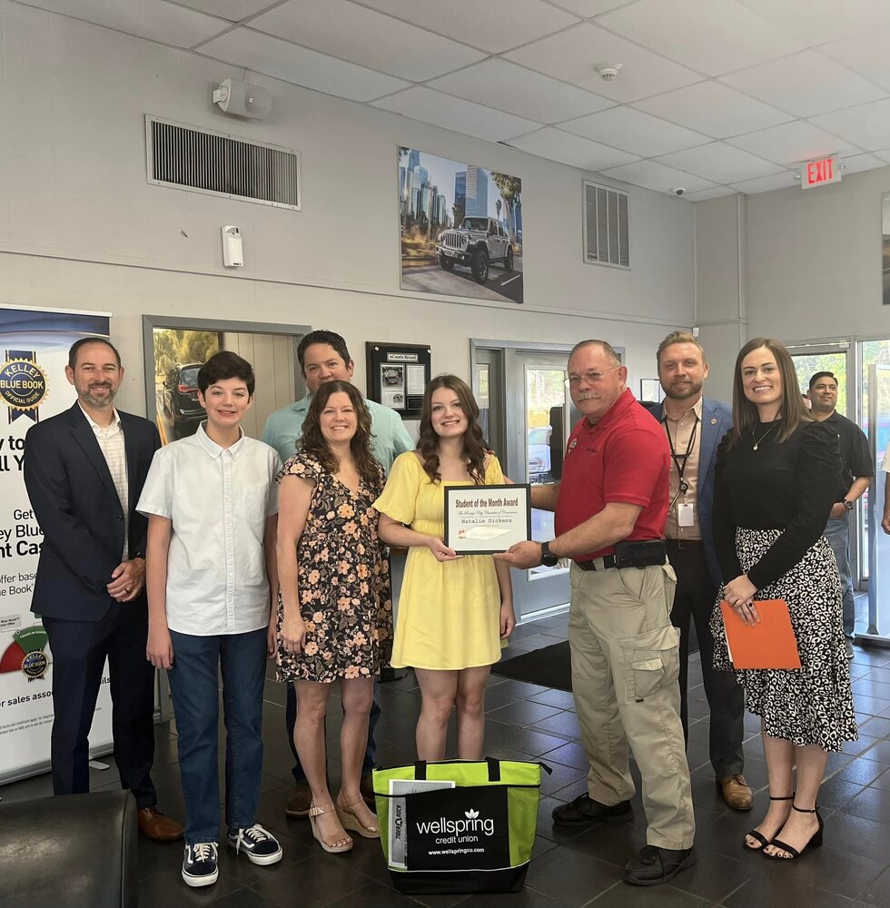 Chamber names Orangefield Student of the Month as Natalie Dickens - The ...